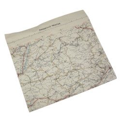 Map, British, MARSEILLE-MENTON, Southern France, Operation Dragoon, 1943