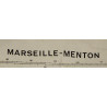 Map, British, MARSEILLE-MENTON, Southern France, Operation Dragoon, 1943