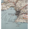 Map, British, MARSEILLE-MENTON, Southern France, Operation Dragoon, 1943