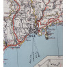 Carte, MARSEILLE-MENTON, Provence, opération Dragoon, 1943