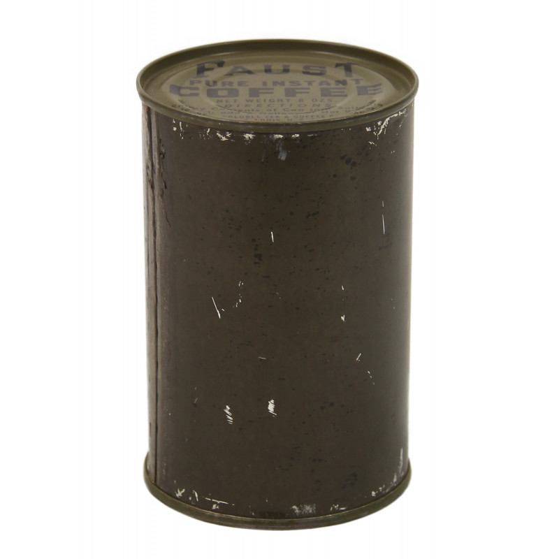 Boîte de café soluble de ration, OD, Faust, 1944