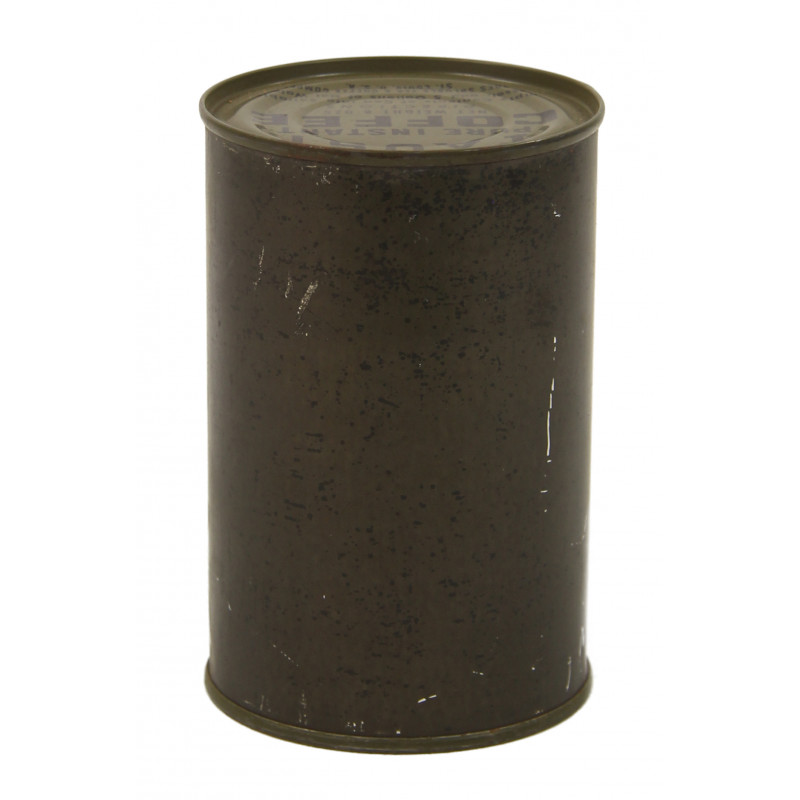 Can, OD, Ration, Instant coffee, Faust, 1944