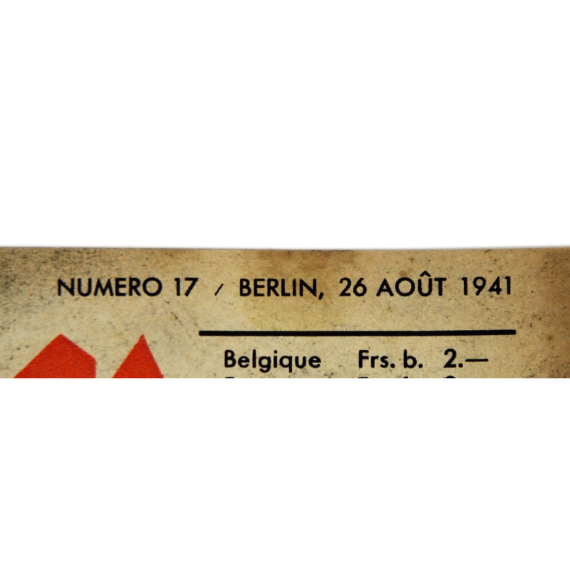 Magazine, Der Adler, August 26, 1941, French Edition