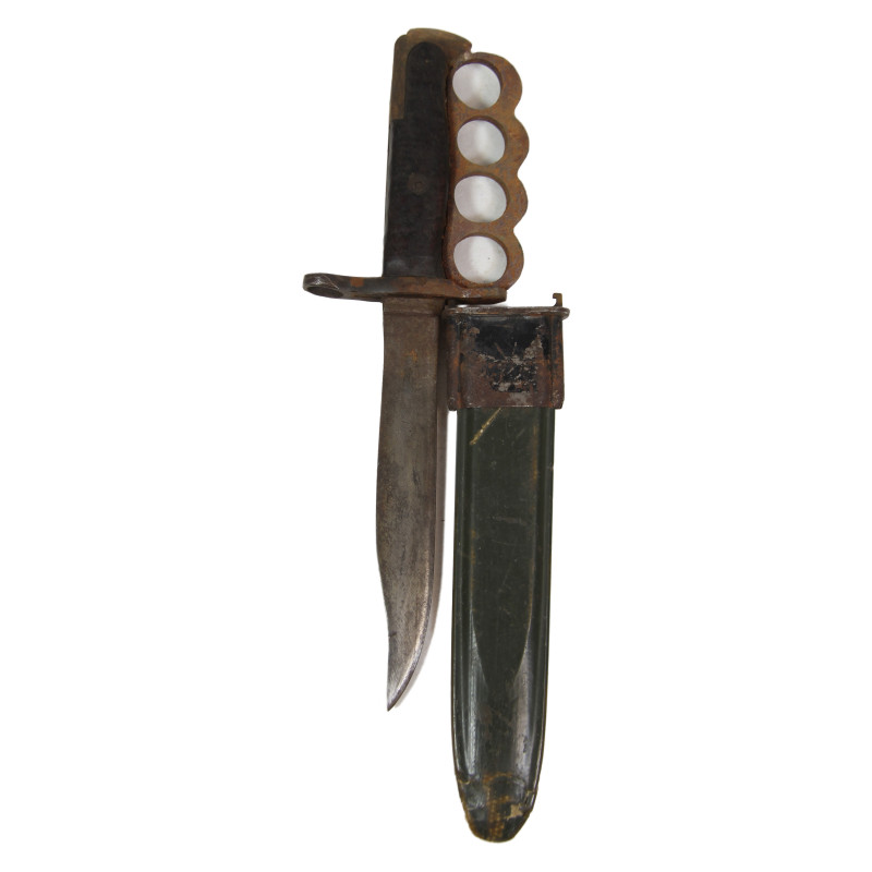 Knife, Fighting, Bayonet, M1905, Modified, with Scabbard