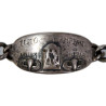 Bracelet, Chain, US Army, Parachutist, Sterling, USO Champion 1943, Pfc. Stanley Tobola