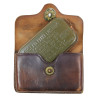 Pouch, First-Aid, Leather, Military Police, with First-Aid Packet