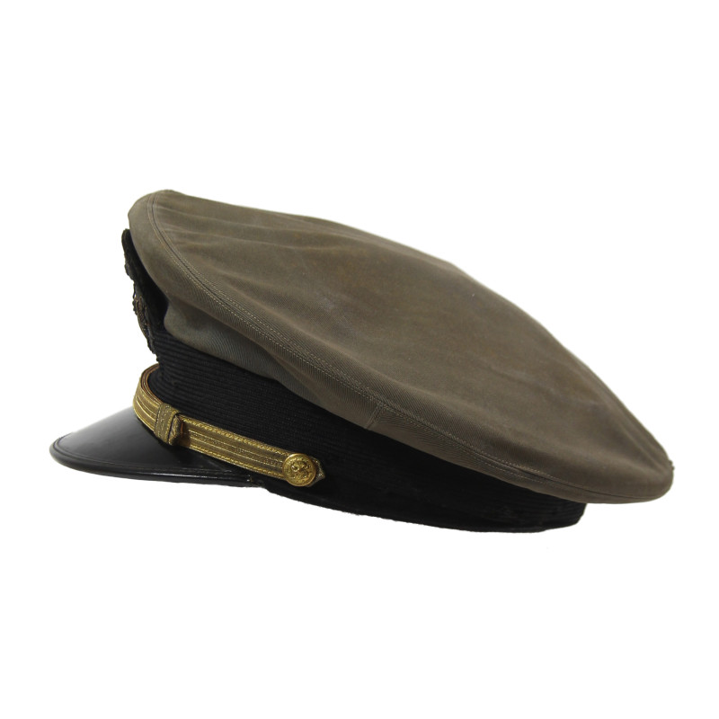 Casquette officier, US Navy, grise, taille 56, nominative