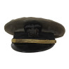 Casquette officier, US Navy, grise, taille 56, nominative