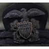 Casquette officier, US Navy, grise, taille 56, nominative
