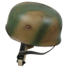 Casque de parachutiste allemand, camouflé, Normandie, FJR 6