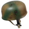 Helmet, Parachutist, Fallschirmjager, Camouflaged, Normandy, FJR 6