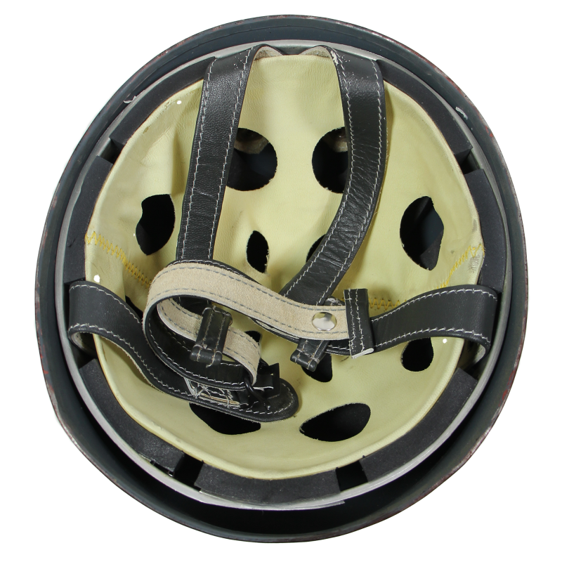 Casque de parachutiste allemand, camouflé, Normandie, FJR 6