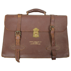 Cartable, Aircraft Inspector's Kit, 2nd Lt. James Grasso, navigateur, 20th Air Force, USAAF, CBI