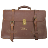 Case, Leather, Aircraft Inspector's Kit, 2nd Lt. James Grasso, Navigator, 20th Air Force, USAAF, CBI