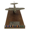 Presse-papier commémoratif, P-47 Thunderbolt, avec barrettes de décorations