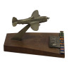 Presse-papier commémoratif, P-47 Thunderbolt, avec barrettes de décorations