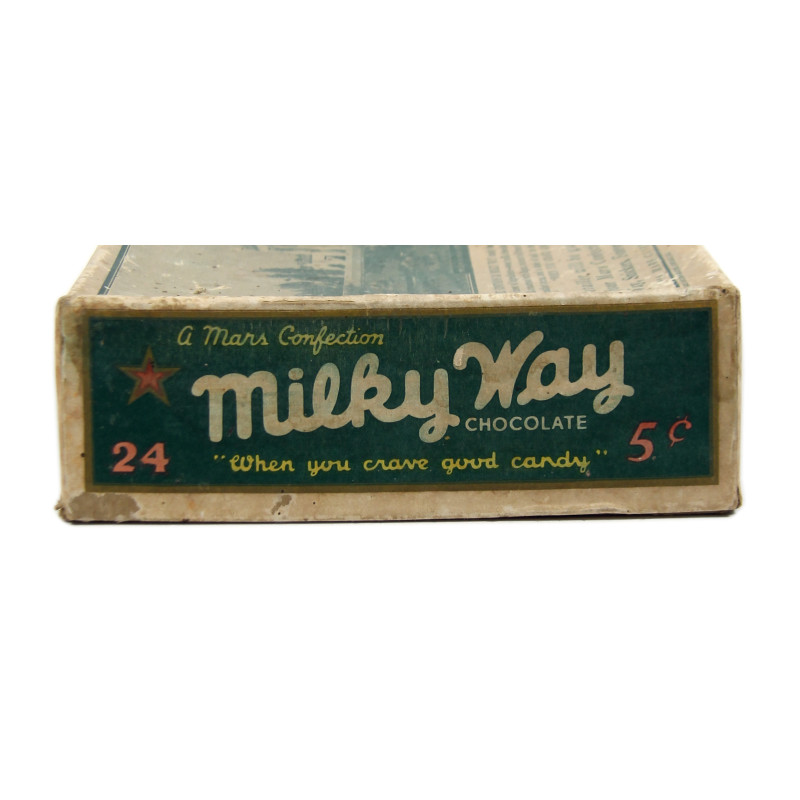 Box, Chocolate Bar, Milky Way, 1941
