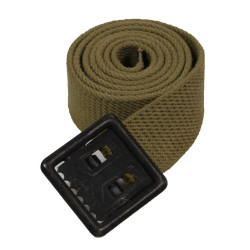 Ceinture de pantalon troupe, US Army, J.Q.M.D. 1945, taille 40