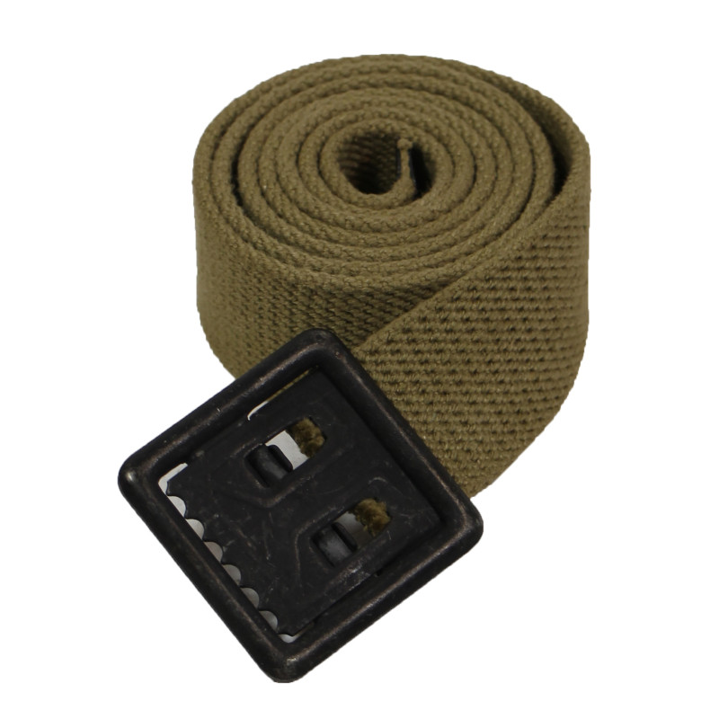 Ceinture de pantalon troupe, US Army, J.Q.M.D. 1945, taille 40