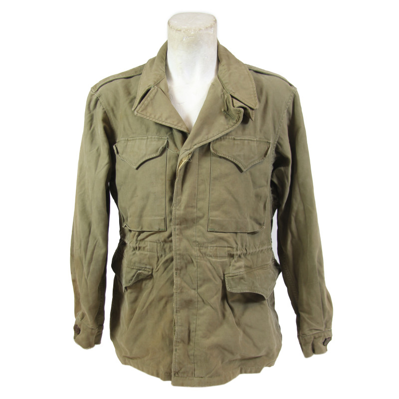 Veste M-1943, 1er type, US Army, matricule partiel