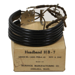Headset, HB-7, for Receivers, ANB-H-1, 1942, in Box, Mint