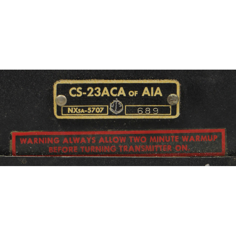 Box, Control, CS-23ACA of AIA, US Navy