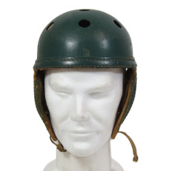 Helmet, Tank, US Army, WILSON ATH. GOODS MFG. CO., Size 7 ⅜, Modified, Football