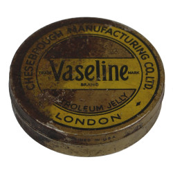 Boîte de vaseline britannique, PETROLEUM JELLY, Isigny-sur-Mer
