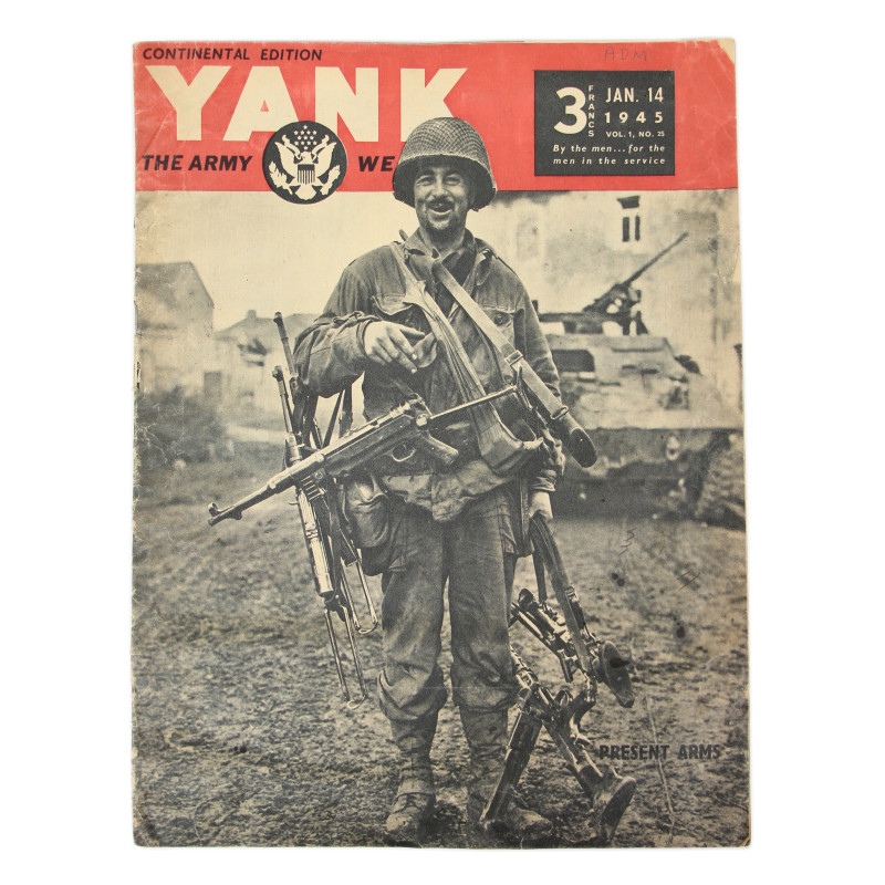 Magazine, YANK, January 14, 1945, 'Present Arms'