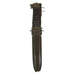 Knife, Trench, USM3, Modified, German Officer's Sword, with USM8 Scabbard, 1st Type