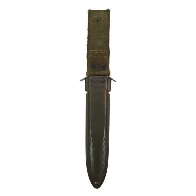 Knife, Trench, USM3 KINFOLKS, INC. on Blade, Modified, with USM8 Scabbard