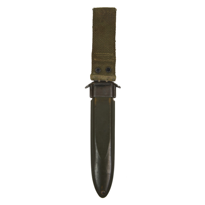 Knife, Trench, USM3 KINFOLKS, INC. on Blade, Modified, with USM8 Scabbard