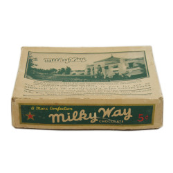 Boîte de barres chocolatées, Milky Way, vide