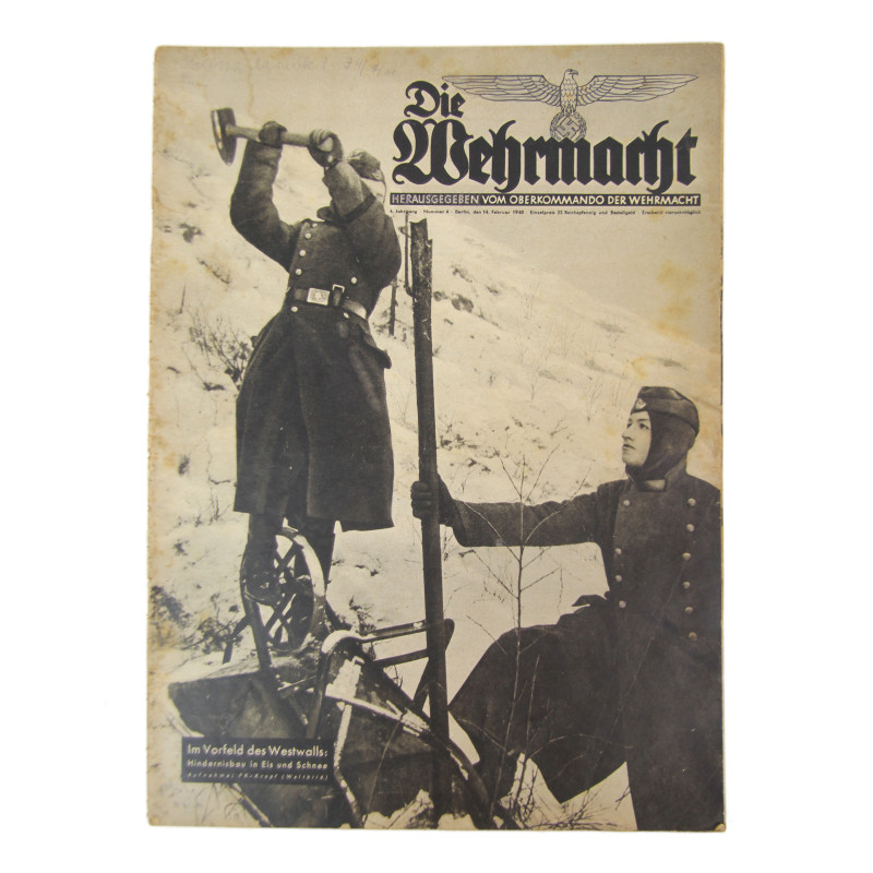 Magazine, Die Wehrmacht, February 14, 1940