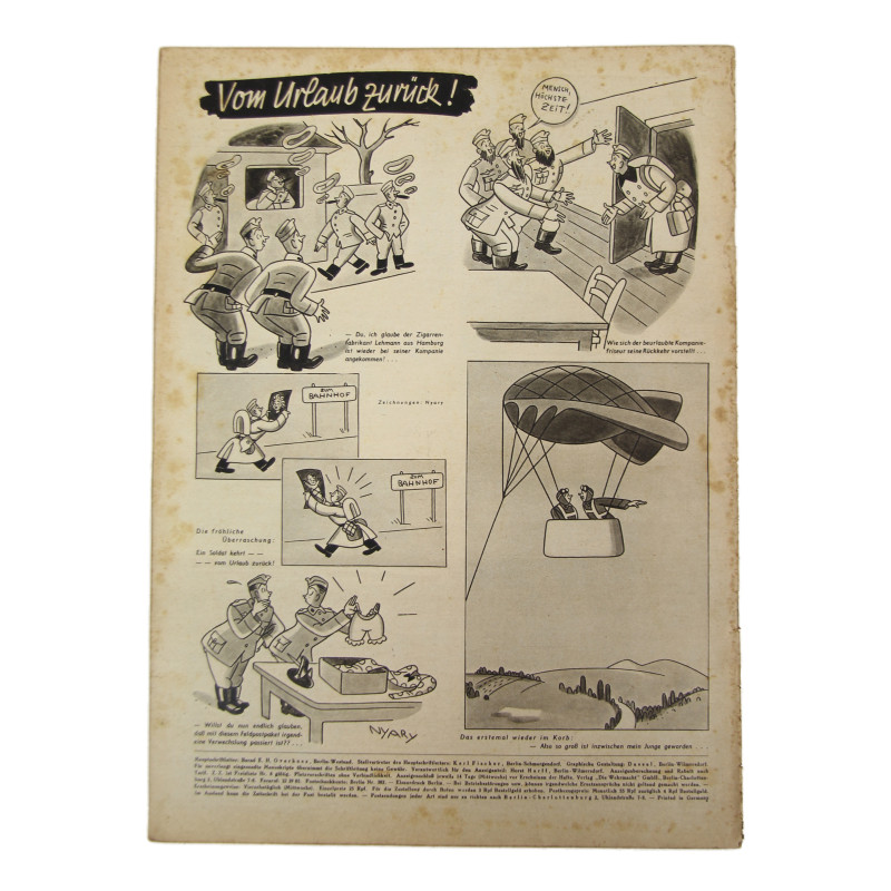 Magazine, Die Wehrmacht, February 14, 1940