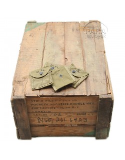 Pouch, Magazine, M1 carbine, HAMLIN CANVAS GOODS CO. 1943