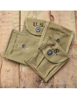 Pouch, Magazine, M1 carbine, HAMLIN CANVAS GOODS CO. 1943