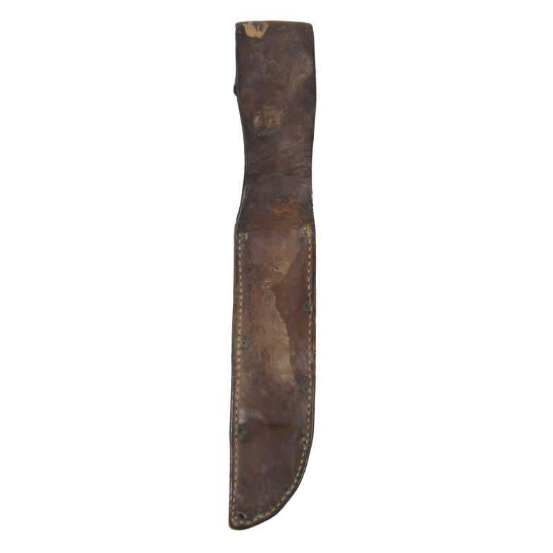 Knife, Utility, MK 1, PAL RH-35, US Navy, Taped, with Leather Scabbard, BOYT -43-, U.S.N.