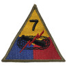 Insigne, 7th Armored Division, Metz, Manhay, Saint-Vith