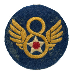 Insignia, 8th Air Force, USAAF, British-Made, Felt