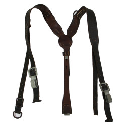 Suspenders, Field, Heavy, Leather, Wehrmacht, R.B.Nr. 0/0465/0042