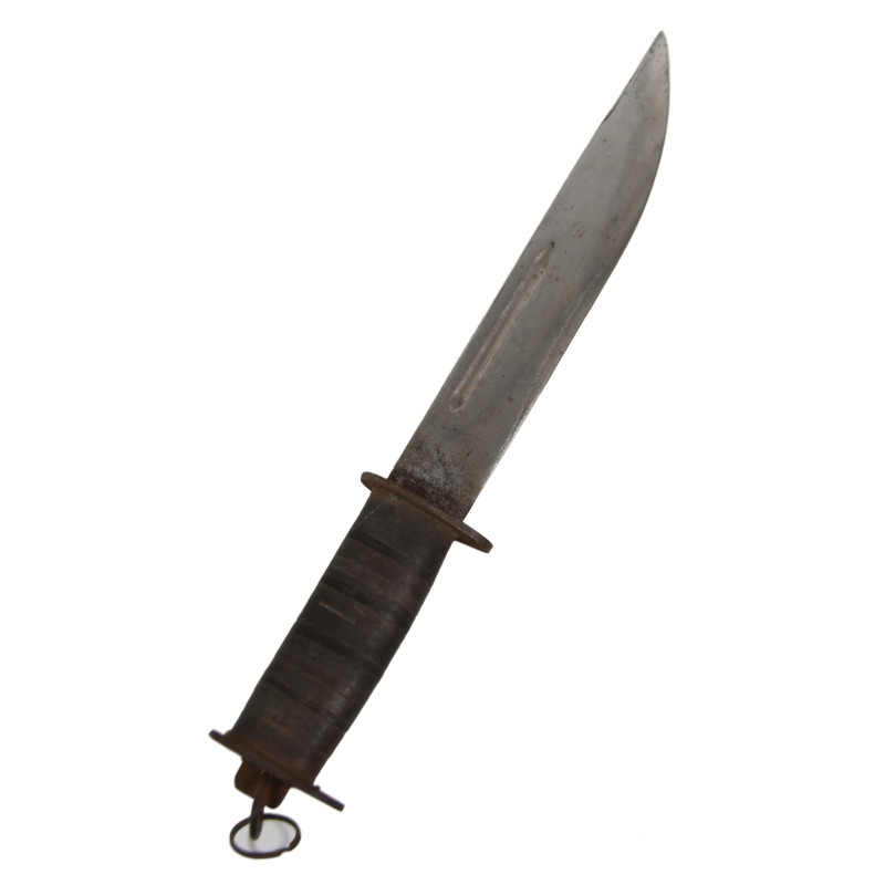 Knife, Fighting, EGW Style, 1st Type, with Leather Scabbard