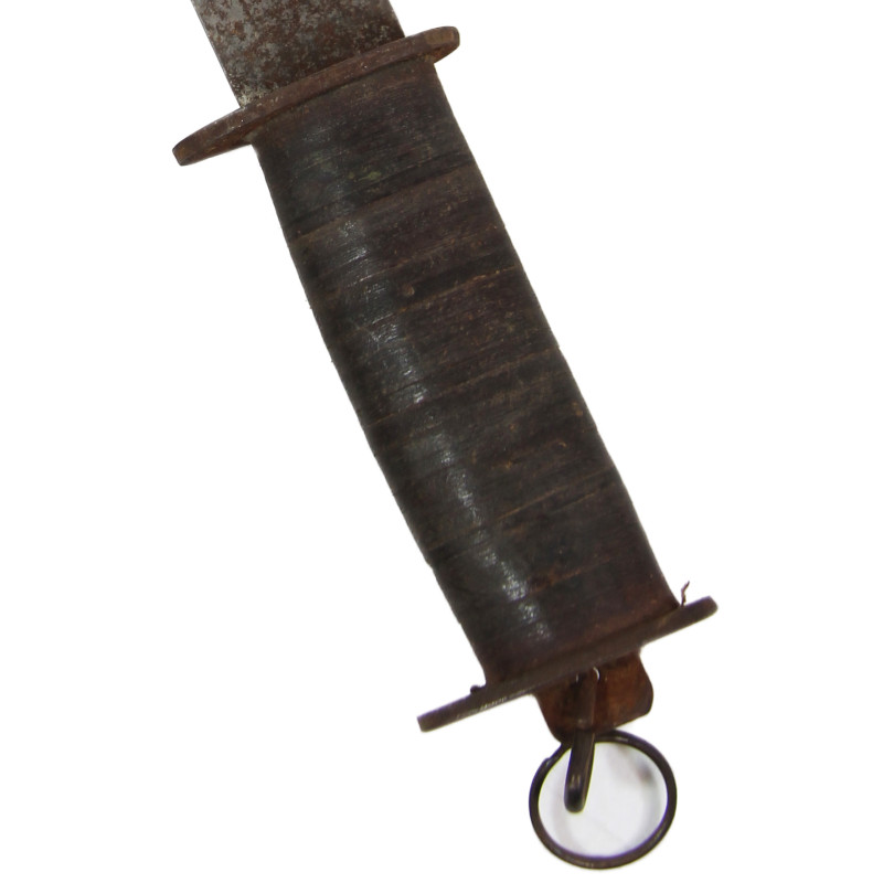 Knife, Fighting, EGW Style, 1st Type, with Leather Scabbard
