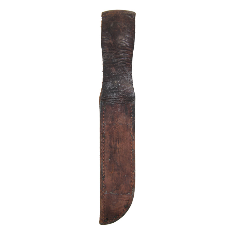 Knife, Trench, M1917, Modified, MK 2 Blade, with Leather Scabbard, MK 2