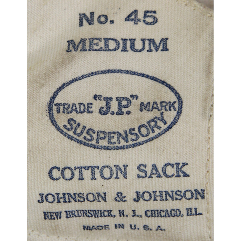 Supporter, Athletic,  JOHNSON & JOHNSON, No. 45, Medium, 1943