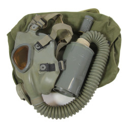 Mask, Gas, Lightweight, OD 7, 1940-1941, Complete