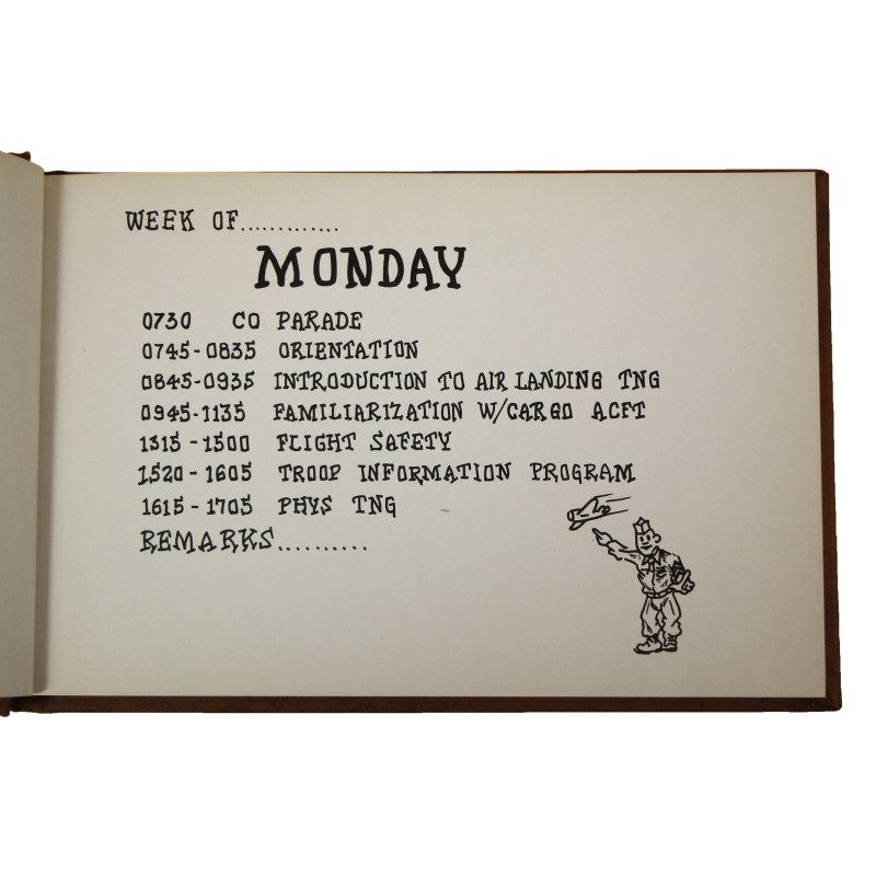 Album, Paratroopers' Log Book, 1949, Blank
