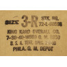 Leggings, Canvas, US Army, 3R, KING KARD OVERALL CO. 1940, Mint