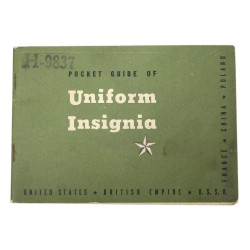 Livret, Pocket Guide of Uniform-Insignia, 1943