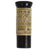 Tube de comprimés, 1/2-oz, aspirine, vide